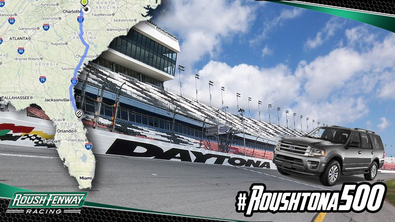 Roush Fenway Racing PR Staff to Drive #Roushtona500 Road Trip