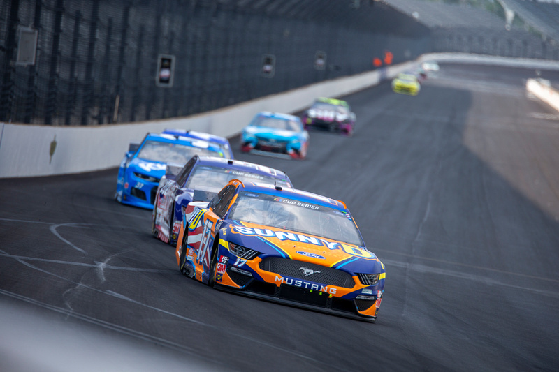 Early Pit Road Incident Ends Buescher’s Chances Early in Indy