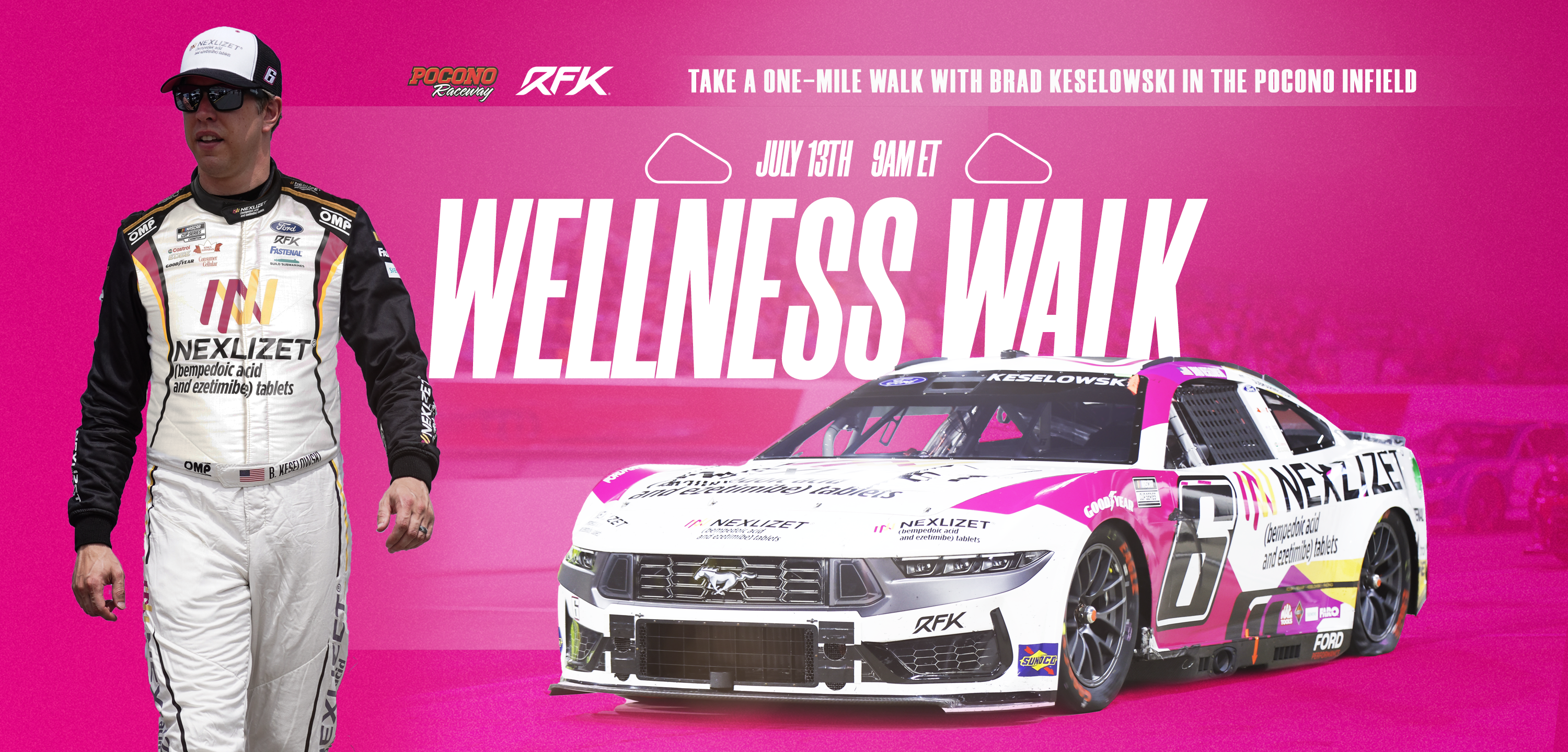 RFK Announces Wellness Walk at Pocono with Esperion