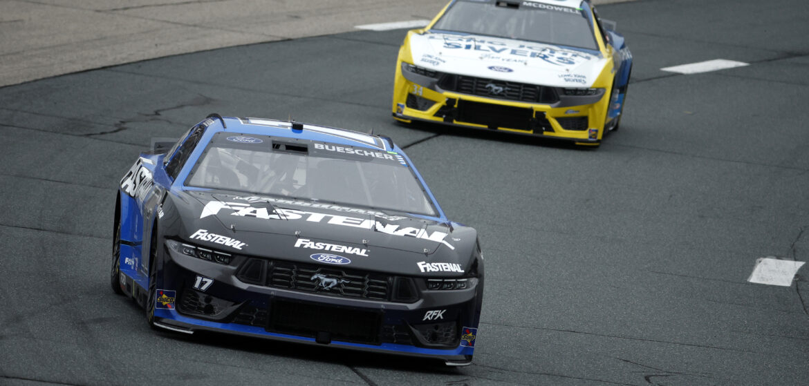 Buescher Battles to Top Five Finish in Rain-Delayed Race in New Hampshire
